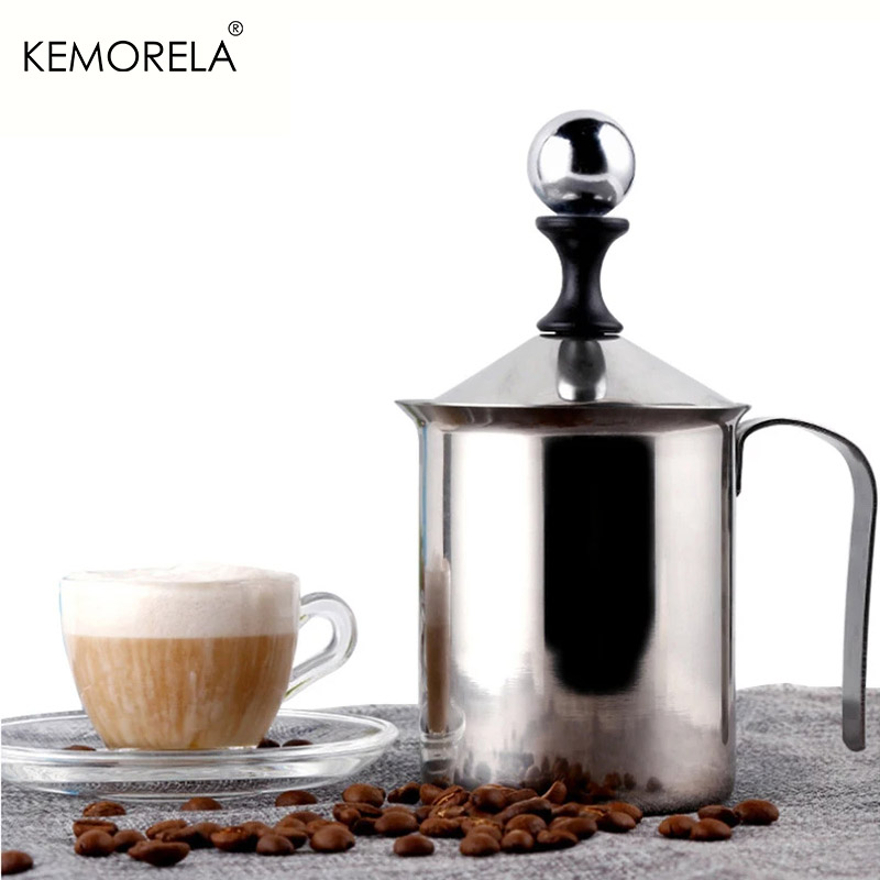 Kitchen Appliances Electronics - 400ML Stainless Milk Frother Foam Maker