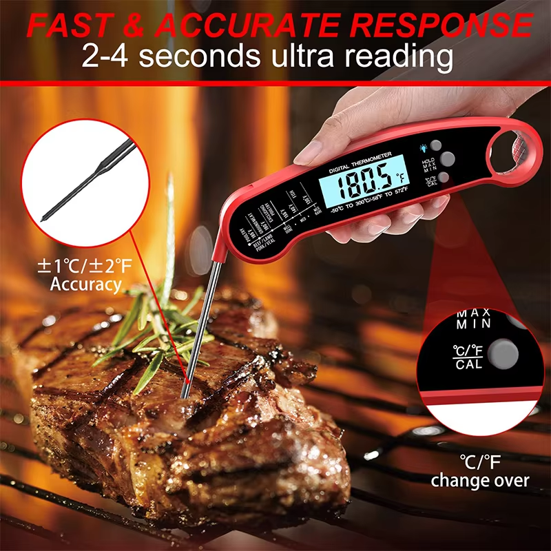 Kitchen Appliances Cooking - Digital Meat Thermometer High Accuracy Instant