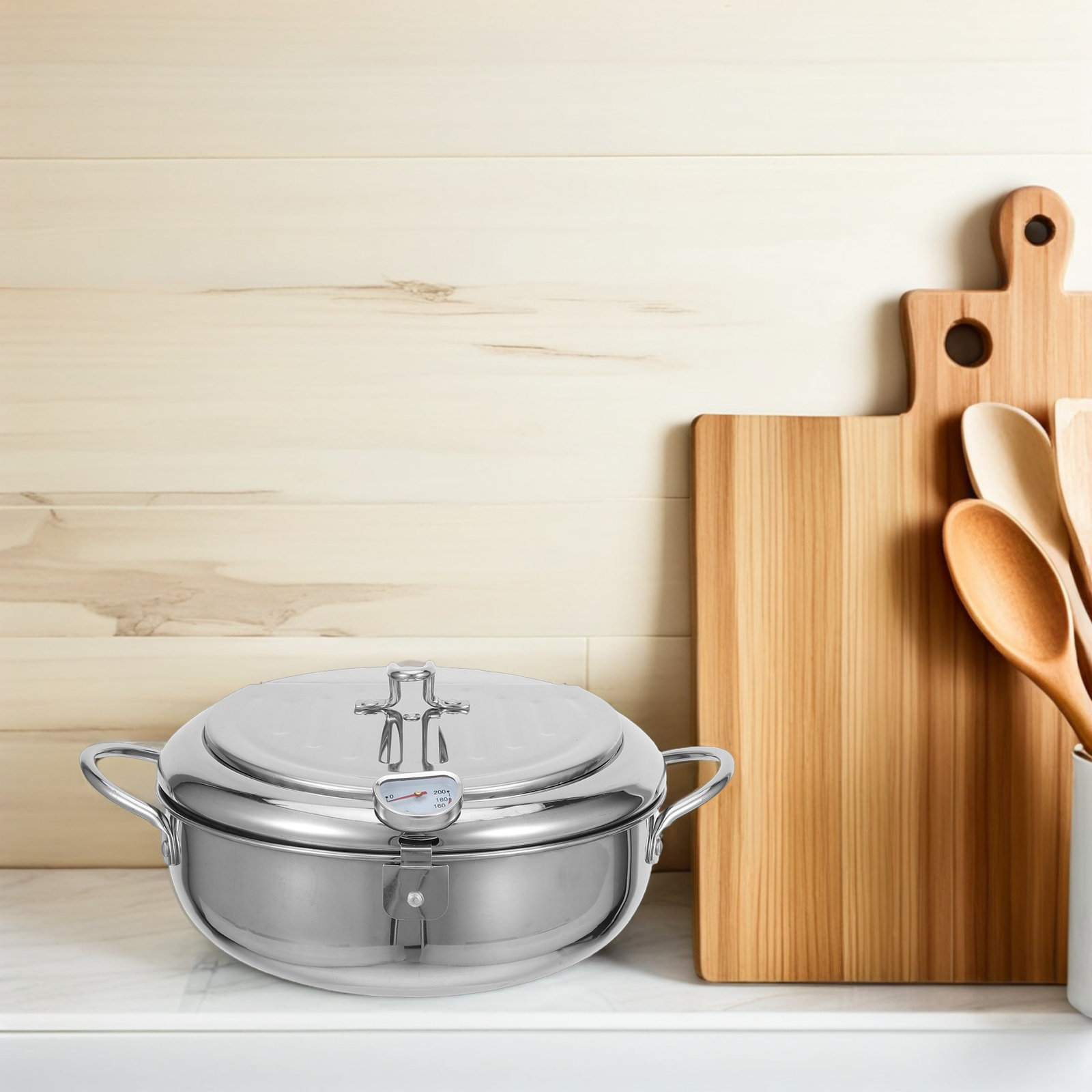 Deep Fryer Stainless - Japanese Tempura Deep Fryer Pot Stainless