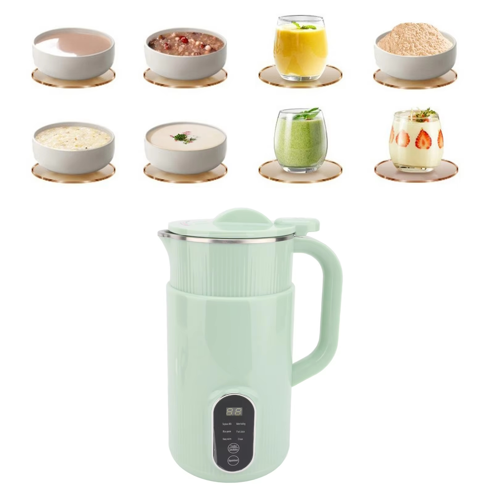Soy Milk Maker - Electric Soy Milk Maker Stainless Steel