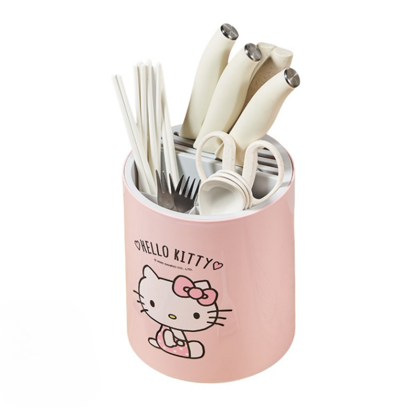 Kitchen Appliances Storage - Cartoon Hello kittykuromiCinnamoroll rotary knife holder