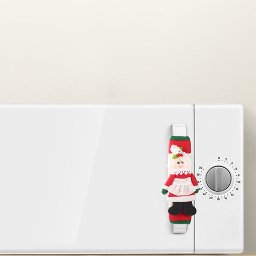 Kitchen Appliances For.Xmas - 2Pcs Xmas Santa Handle Covers Decorative