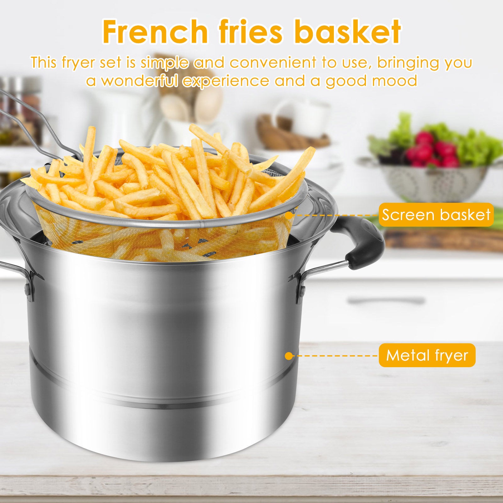 Deep Fryer Pot with Strainer B – Deep Fryer Stainless recenzja i cena