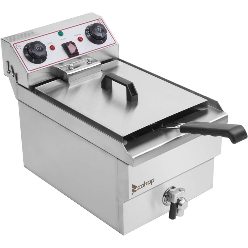 8L Stainless Steel Single Tank – Deep Fryer Stainless recenzja i cena