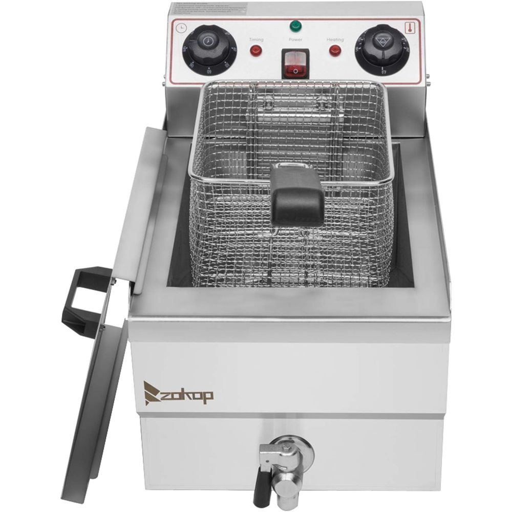 8L Stainless Steel Single Tank – Deep Fryer Stainless recenzja i cena