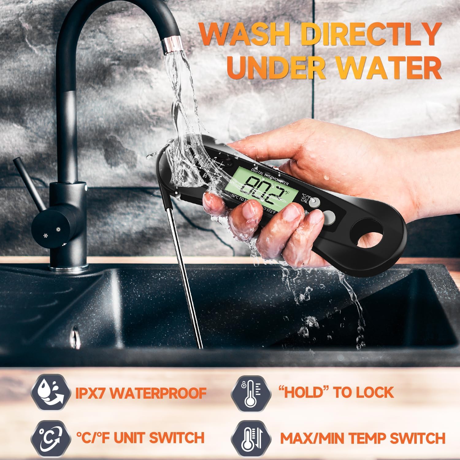 Digital Meat Thermometer Water – Kitchen Appliances Cooking recenzja i cena