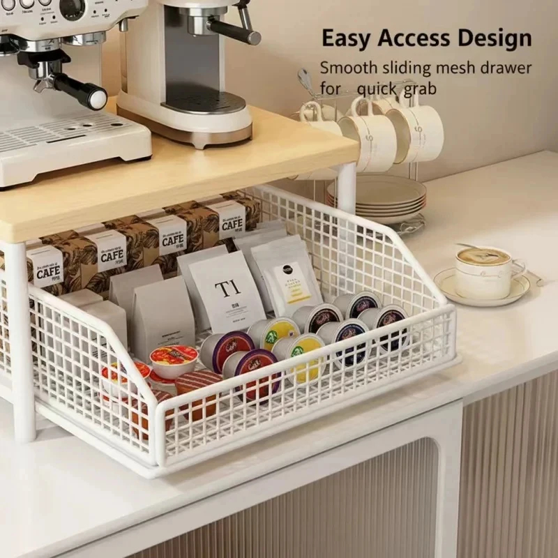 Microwave Coffee Maker Shelf O – Kitchen Appliances Storage recenzja i cena