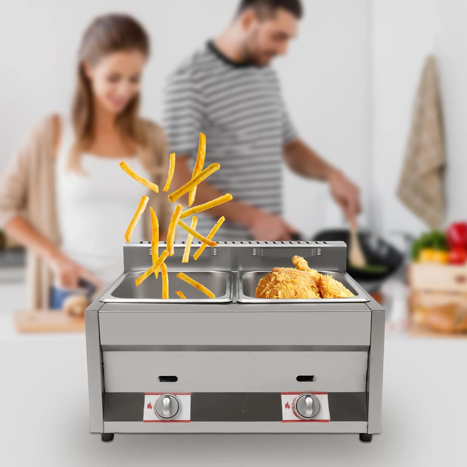Propane LPG Gas Deep Fryer 2 B – Deep Fryer Stainless recenzja i cena