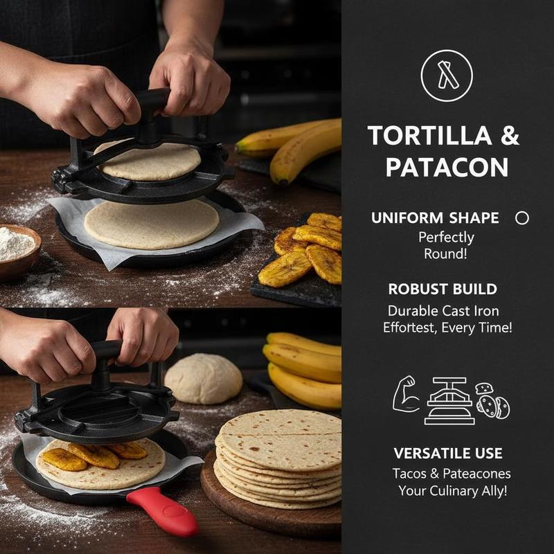 Free Shipping-Tortilla Press,  – Tortilla Press Cast recenzja i cena