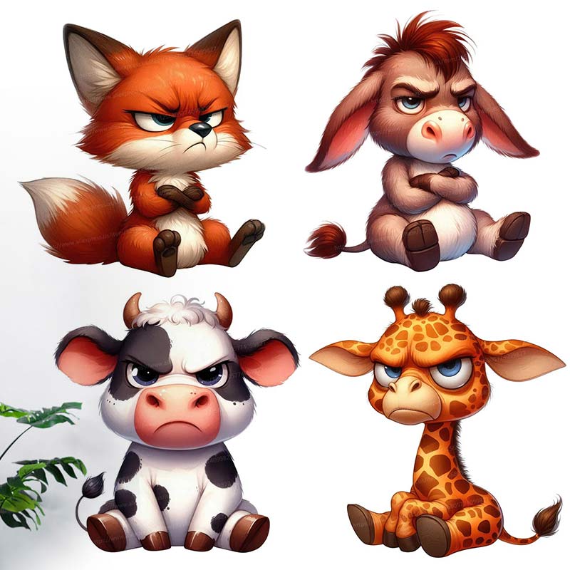 Grumpy Animals Wall Sticker Li – Kitchen Appliances Design recenzja i cena