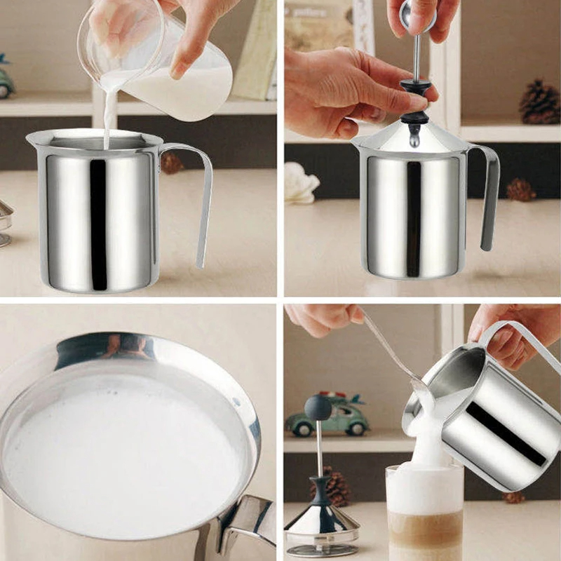 400ML Stainless Milk Frother F – Kitchen Appliances Electronics recenzja i cena