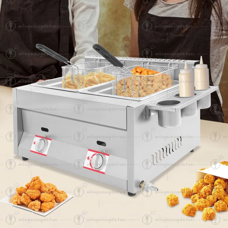 NEW Commercial Gas Deep Fryer  – Deep Fryer Stainless recenzja i cena