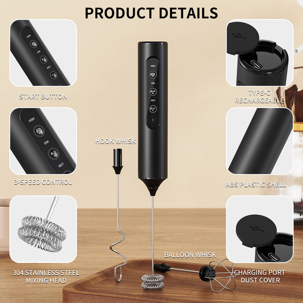 3 in 1 Electric Handheld Milk  – Kitchen Appliances Electronics recenzja i cena