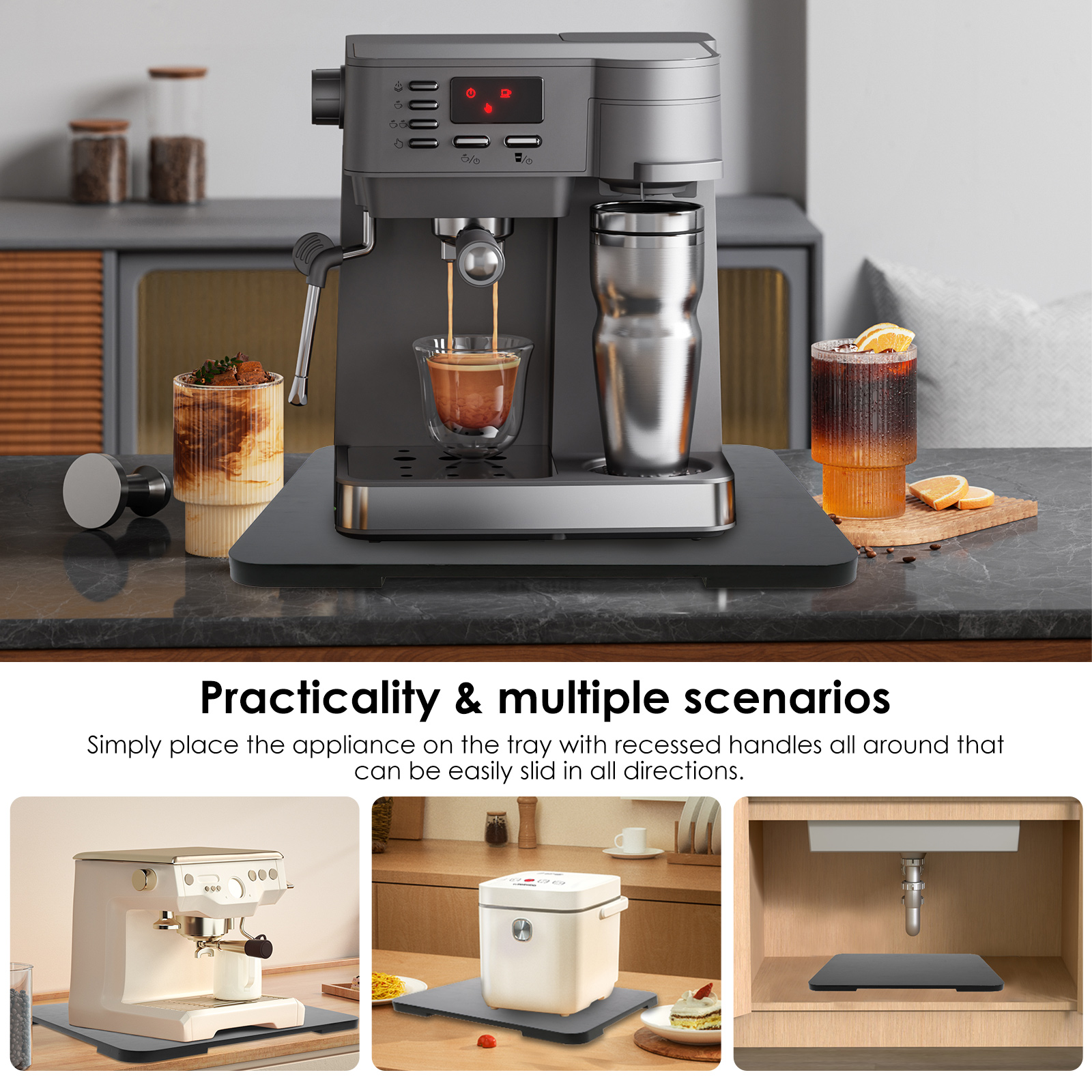 Kitchen Portable Coffee Machin – Kitchen Appliances Storage recenzja i cena