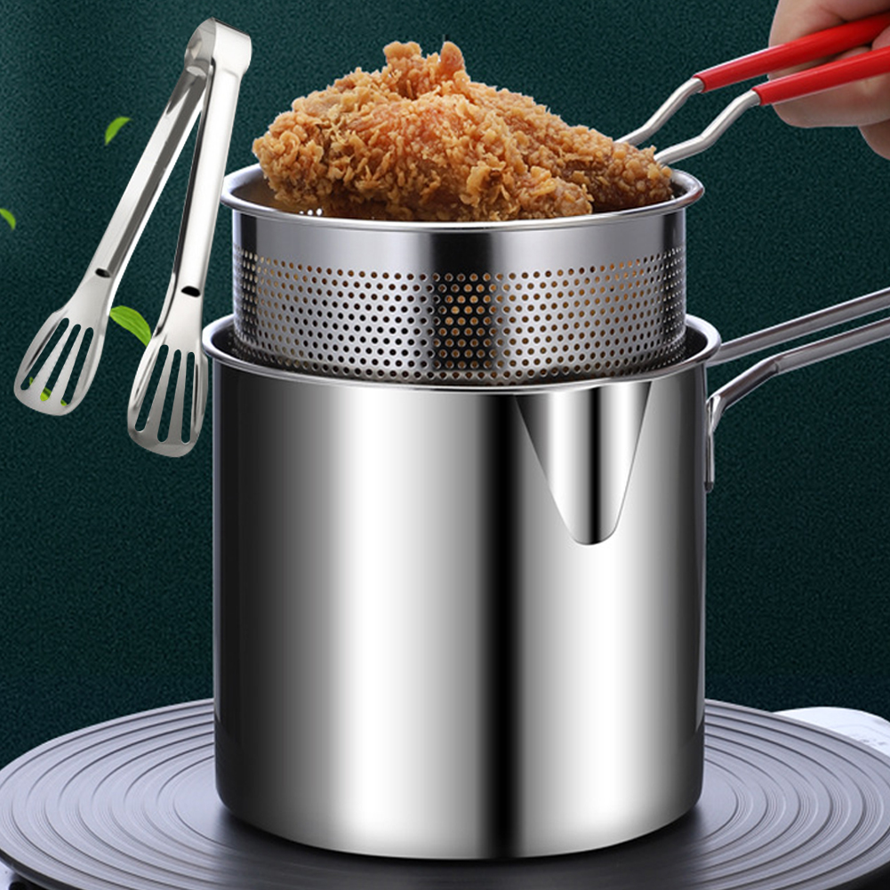1200ML Tempura Fryer Pan with  – Deep Fryer Stainless recenzja i cena