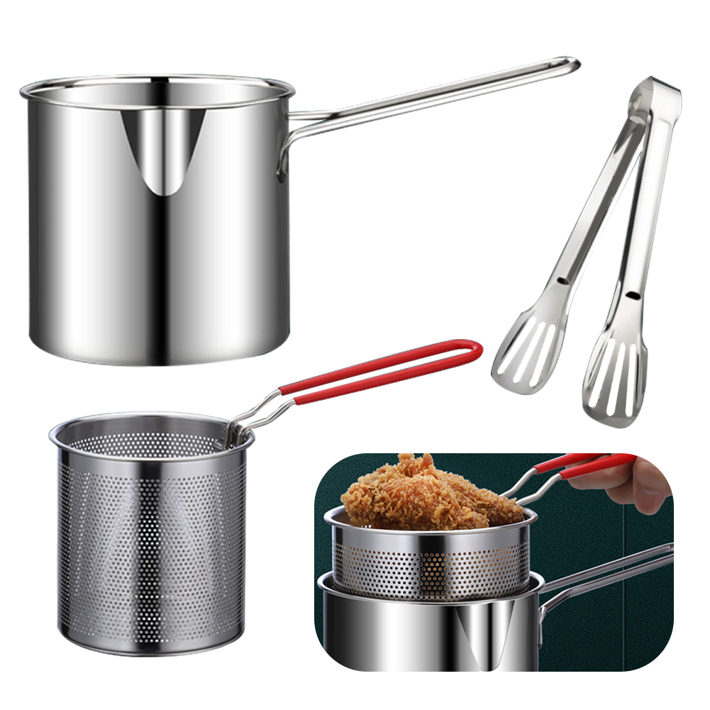 1200ML Tempura Fryer Pan with  – Deep Fryer Stainless recenzja i cena