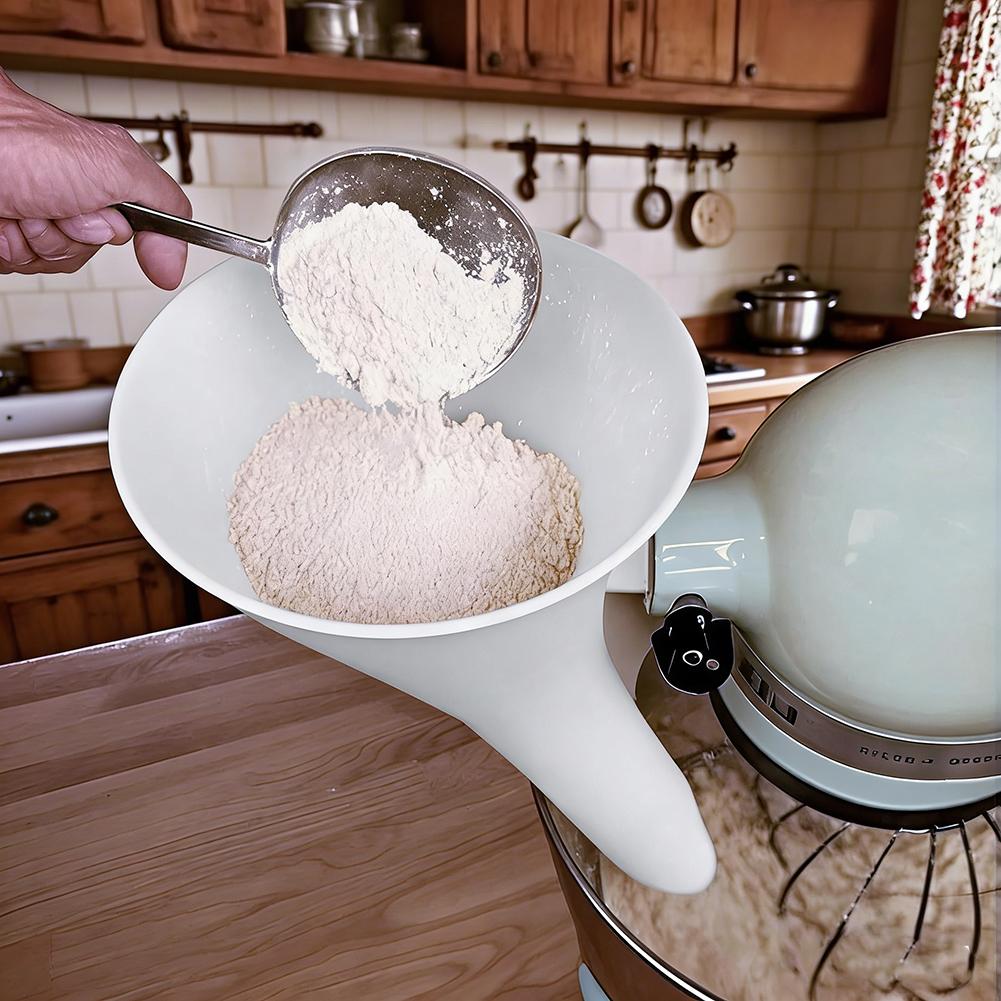 Spill Proof Flour Funnel for 5 – Kitchen Appliances Electronics recenzja i cena