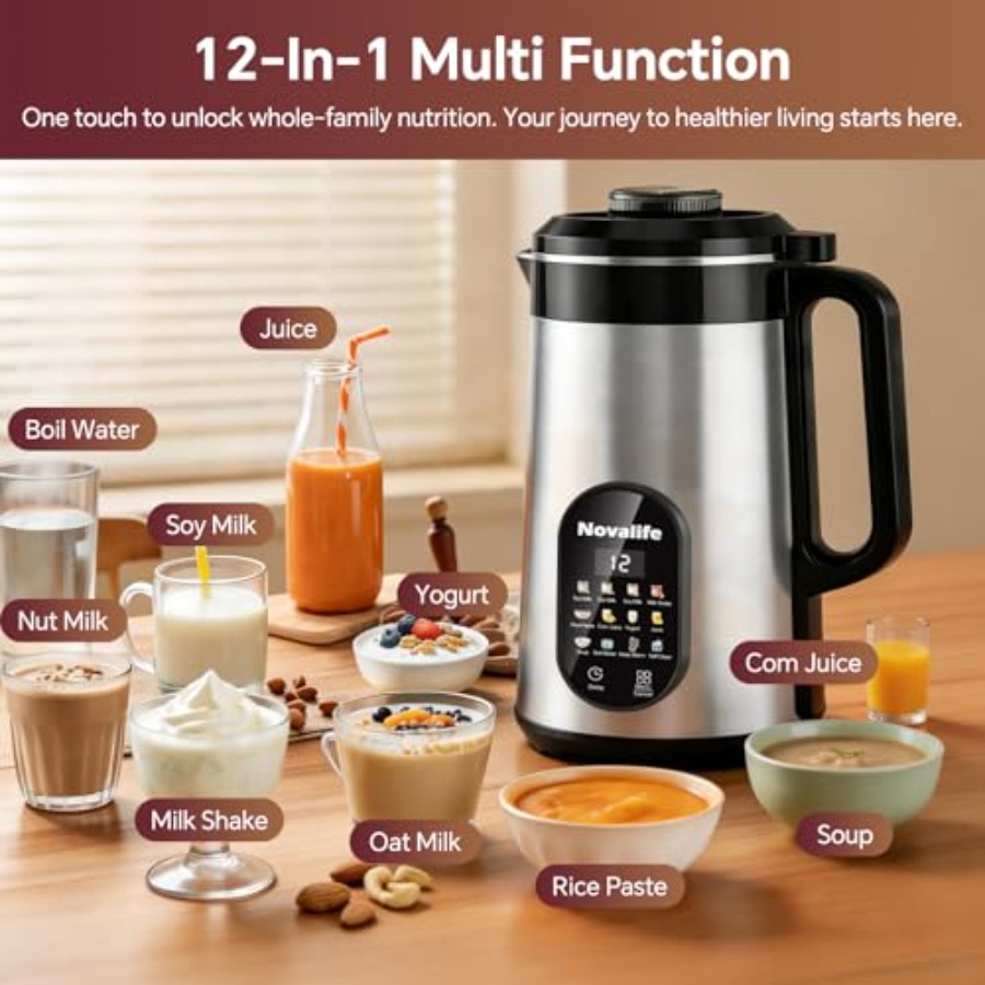 12-in-1 Nut Milk Maker for Hom – Soy Milk Maker recenzja i cena