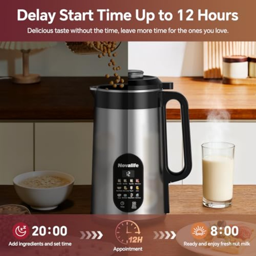 12-in-1 Nut Milk Maker for Hom – Soy Milk Maker recenzja i cena