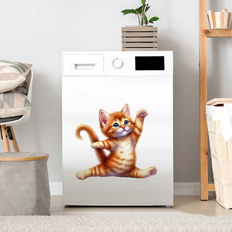 Yoga Cat  Wall Sticker Removab – Kitchen Appliances Design recenzja i cena