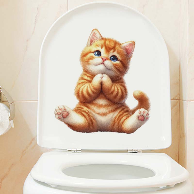 Yoga Cat  Wall Sticker Removab – Kitchen Appliances Design recenzja i cena