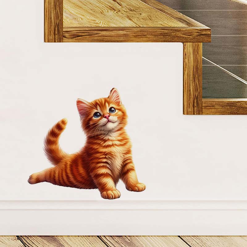 Yoga Cat  Wall Sticker Removab – Kitchen Appliances Design recenzja i cena