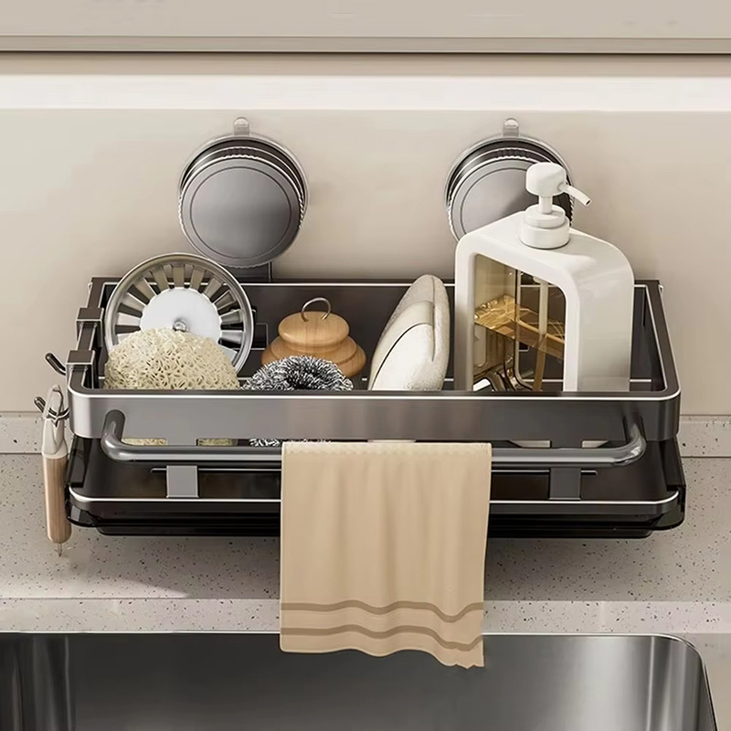Suction Cup Storage Shelf Punc – Kitchen Appliances Storage recenzja i cena