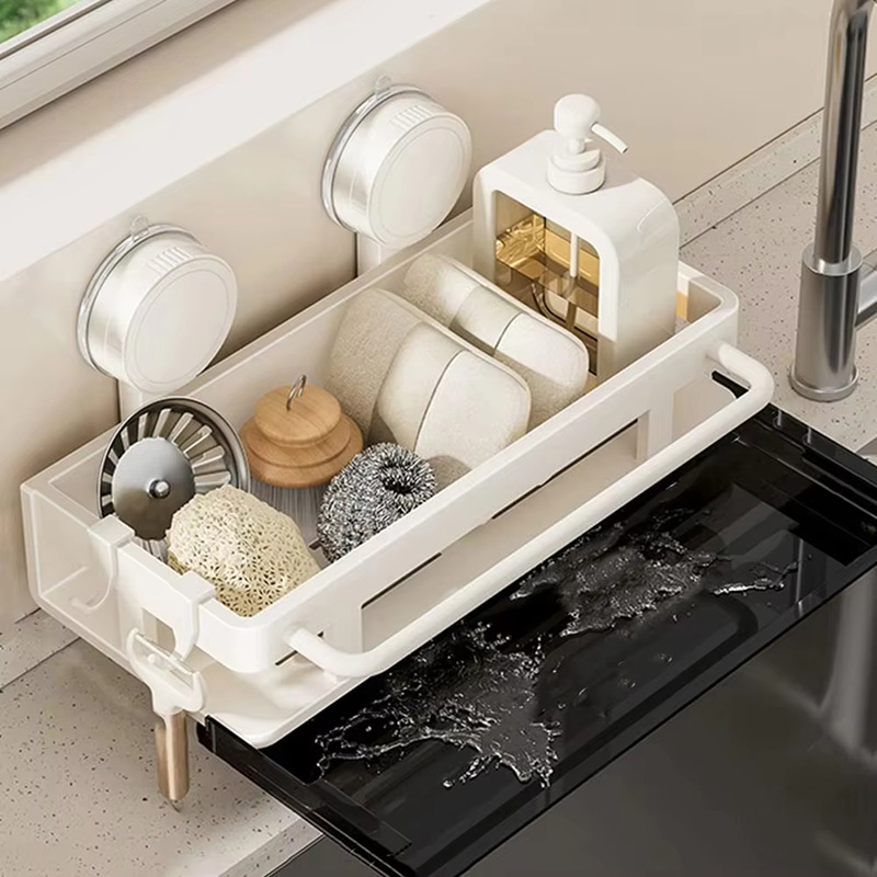 Suction Cup Storage Shelf Punc – Kitchen Appliances Storage recenzja i cena