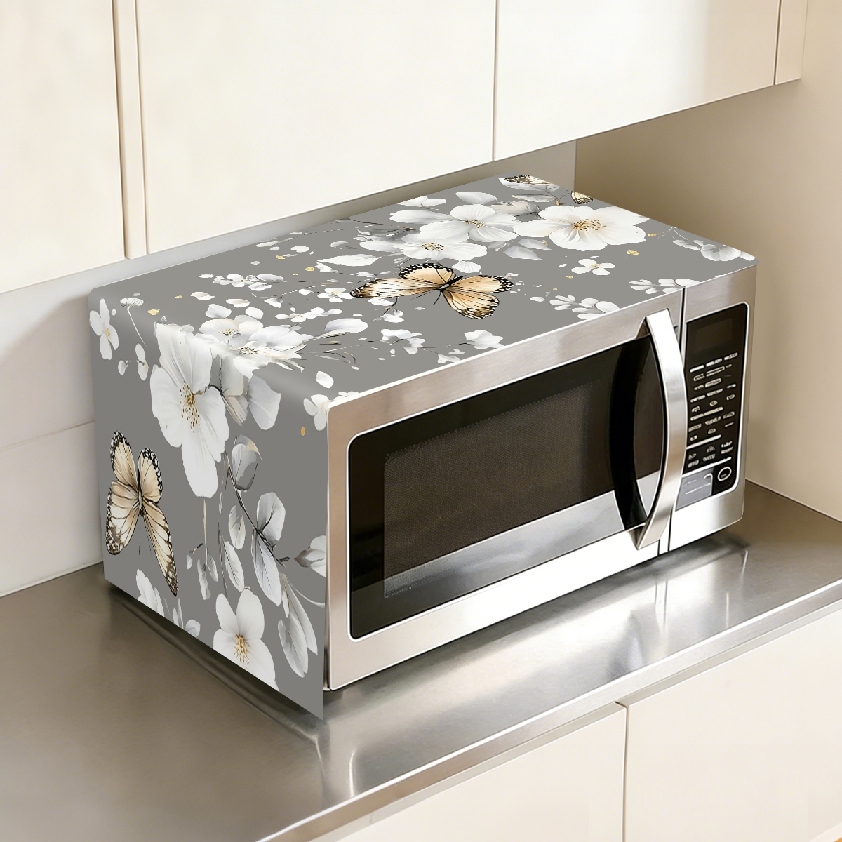 1pc  White Flower Microwave Du – Kitchen Appliances Design recenzja i cena