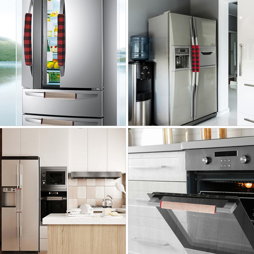 8Pcs Xmas Fridge Handle Covers – Kitchen Appliances For.Xmas recenzja i cena