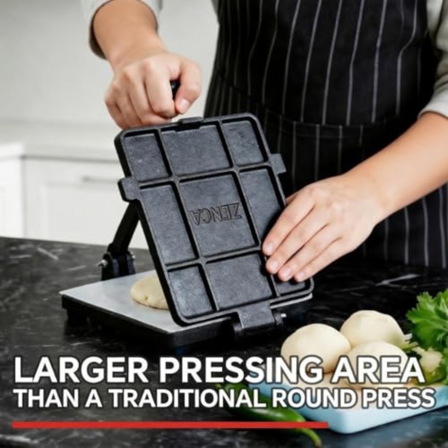 ZENCA Square Tortilla Press 8  – Tortilla Press Cast recenzja i cena