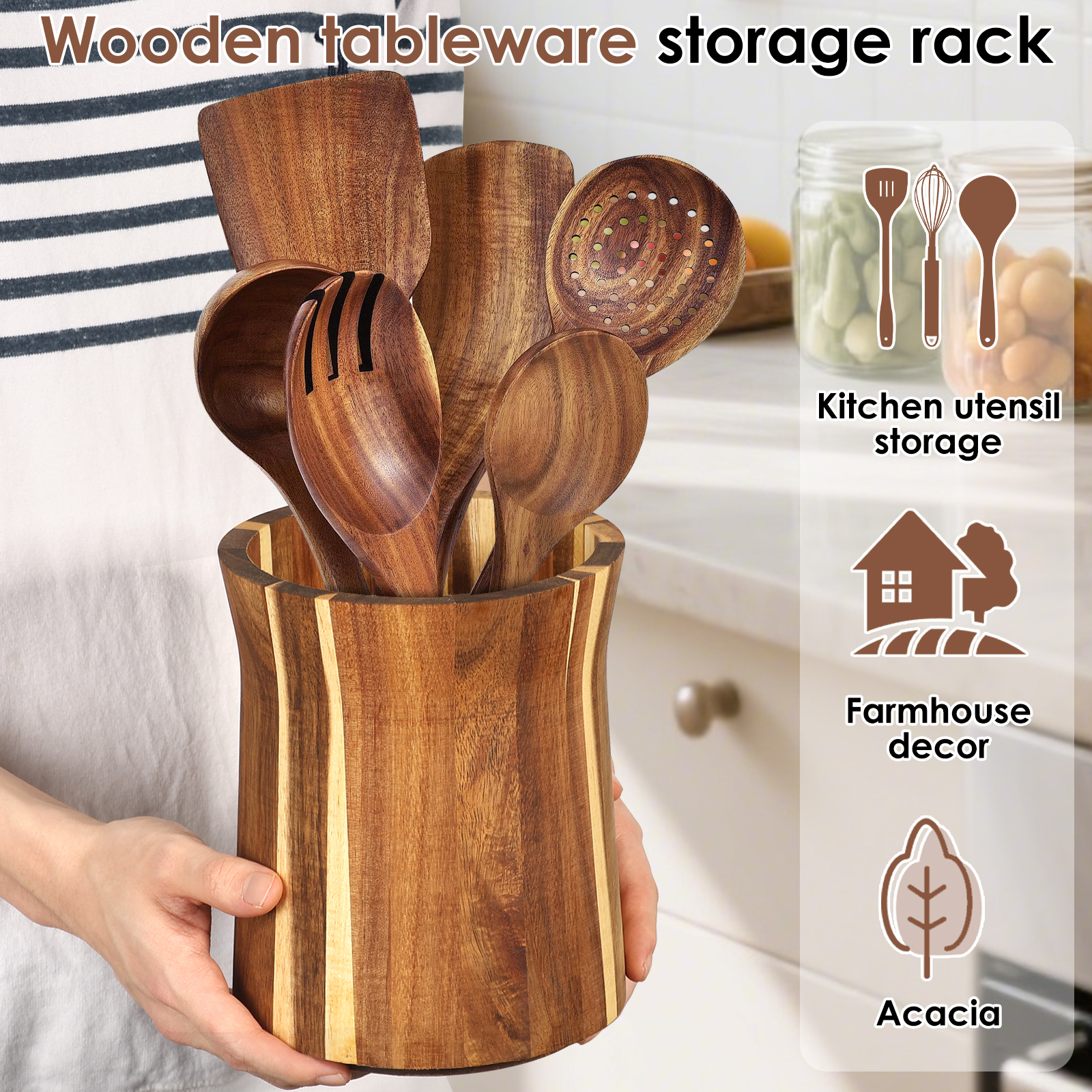 360° Rotating Utensil Holder W – Kitchen Appliances Storage recenzja i cena