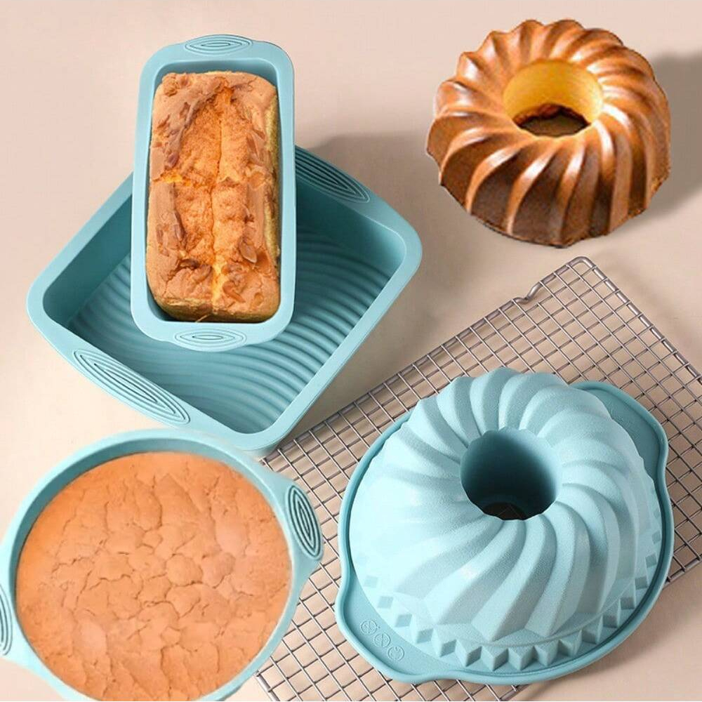 Silicone Cake Baking Mould Set – Kitchen Appliances Design recenzja i cena