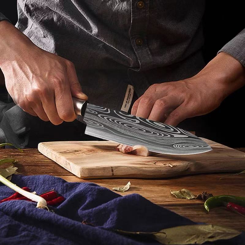 Damascus pattern Kitchen Knife – Kitchen Appliances Cooking recenzja i cena