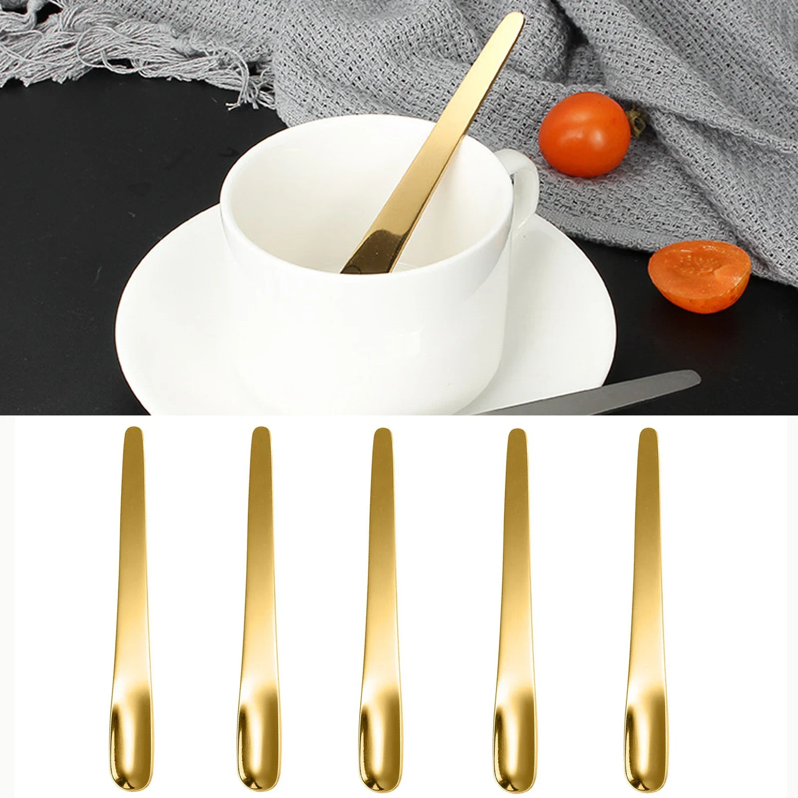 5PCS Coffee Spoon Stainless St – Kitchen Appliances Electronics recenzja i cena