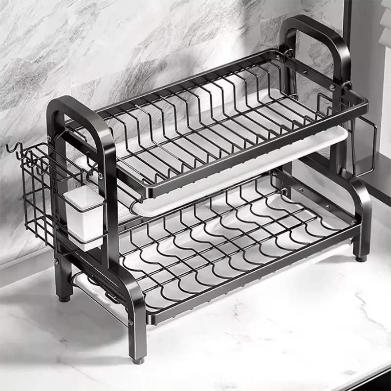 Compact 2-Tier Stainless Steel – Kitchen Appliances Storage recenzja i cena