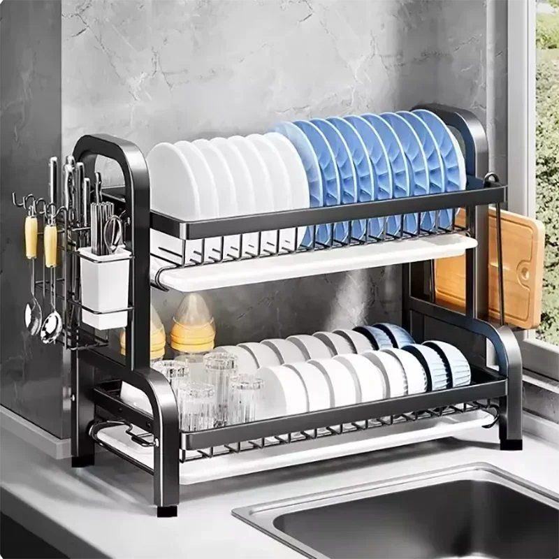 Compact 2-Tier Stainless Steel – Kitchen Appliances Storage recenzja i cena