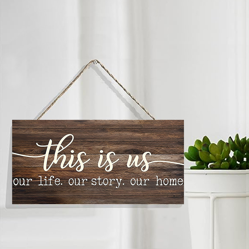 Rustic This is us Wall Hanging – Kitchen Appliances Design recenzja i cena