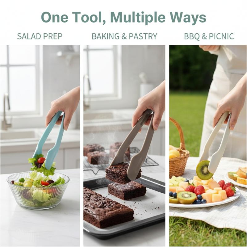 3pcs Plastics Food Tongs NonSl – Kitchen Appliances Cooking recenzja i cena