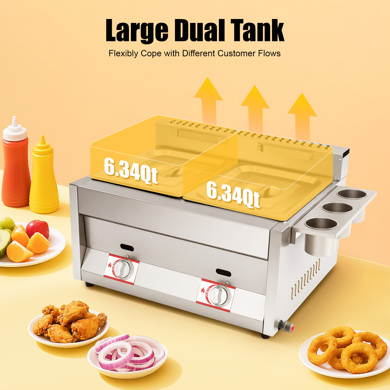 Gas Deep Fryer, Commercial Dee – Deep Fryer Stainless recenzja i cena