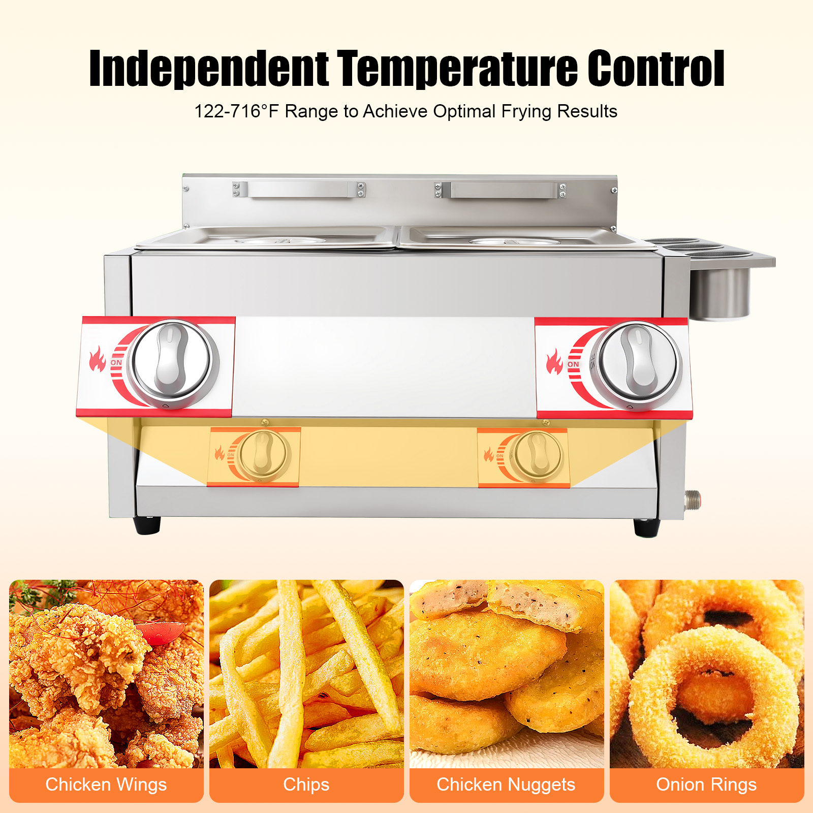 Gas Deep Fryer, Commercial Dee – Deep Fryer Stainless recenzja i cena