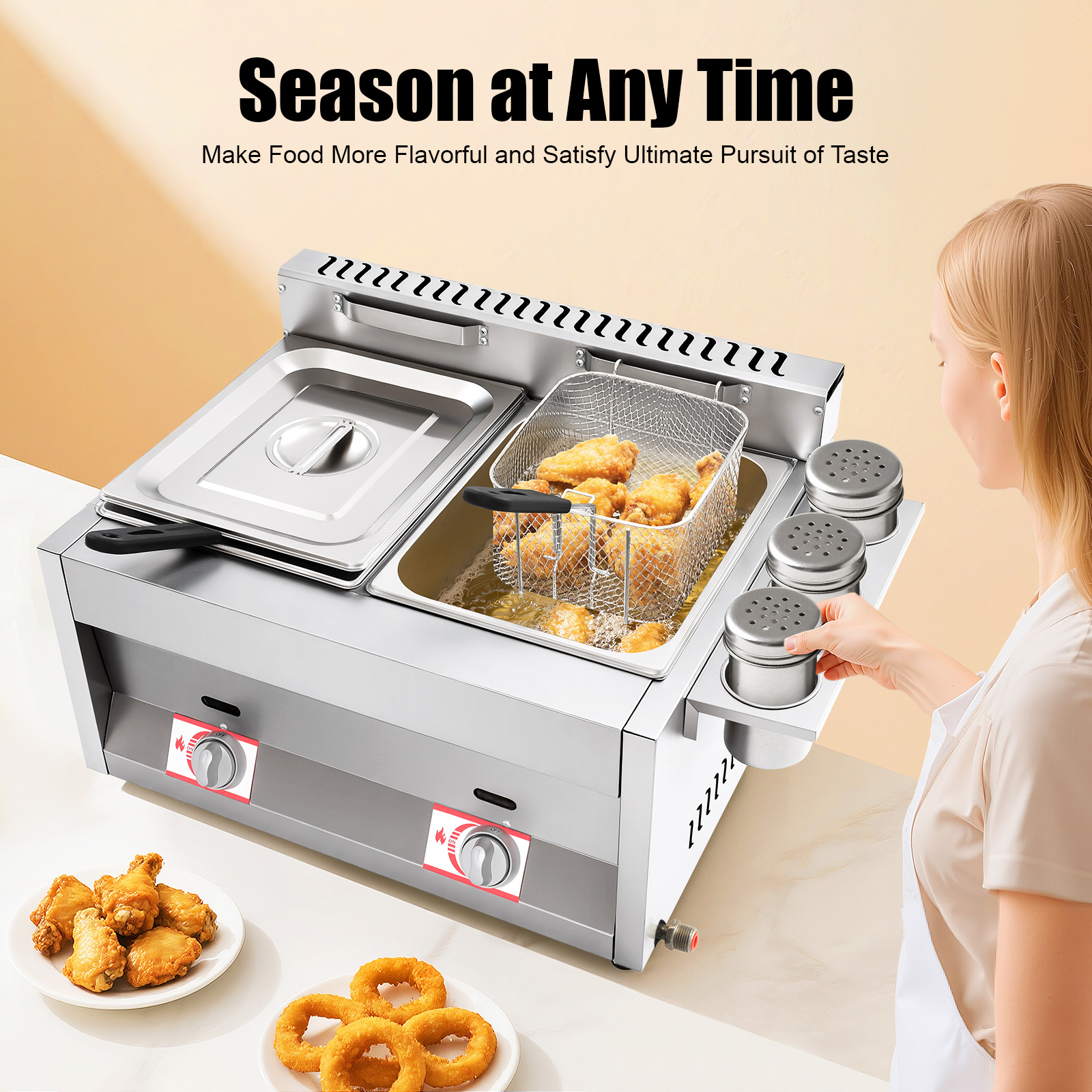 Gas Deep Fryer, Commercial Dee – Deep Fryer Stainless recenzja i cena