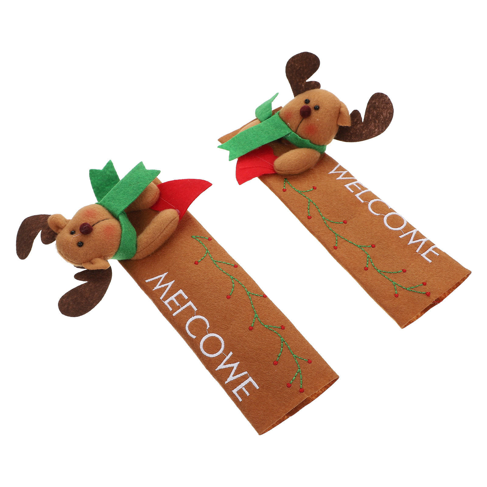 2Pcs Xmas Fridge Handle Covers – Kitchen Appliances For.Xmas recenzja i cena