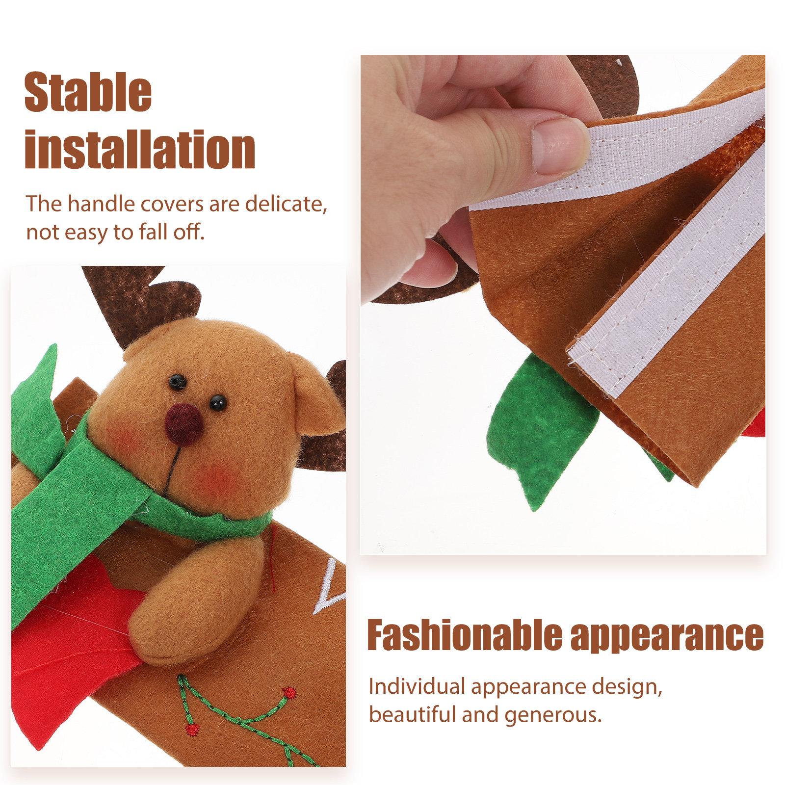 2Pcs Xmas Fridge Handle Covers – Kitchen Appliances For.Xmas recenzja i cena