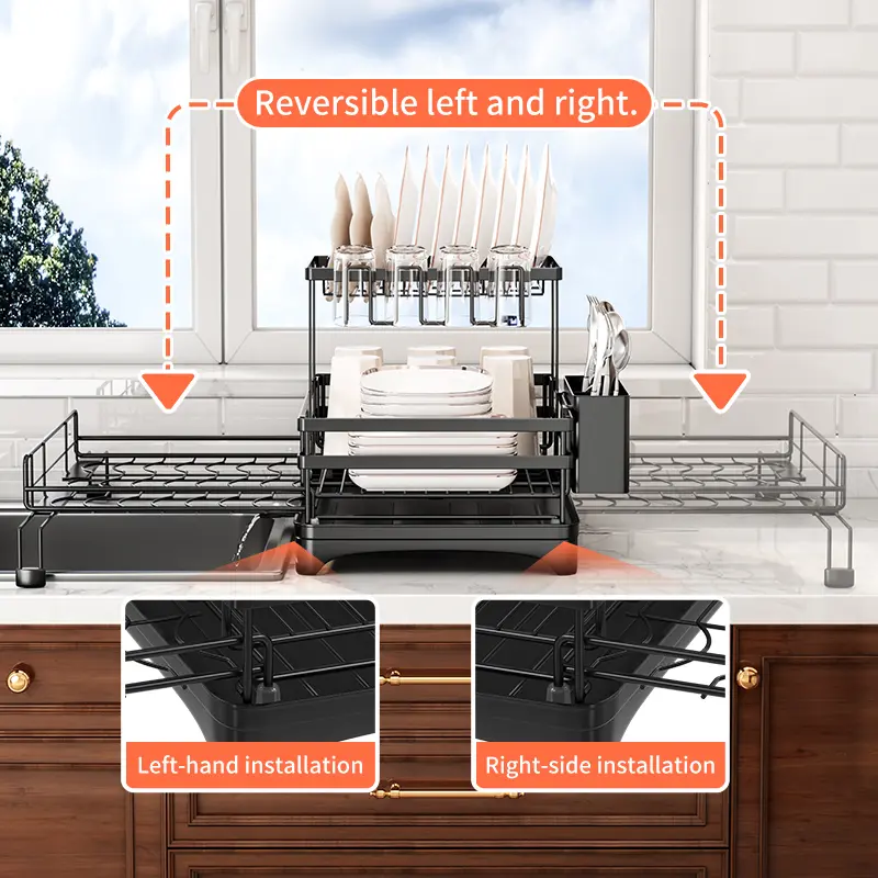 Foldable Over Sink Dish Drying – Kitchen Appliances Storage recenzja i cena