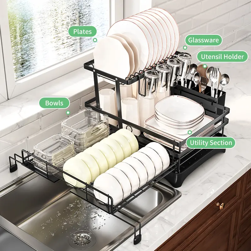 Foldable Over Sink Dish Drying – Kitchen Appliances Storage recenzja i cena