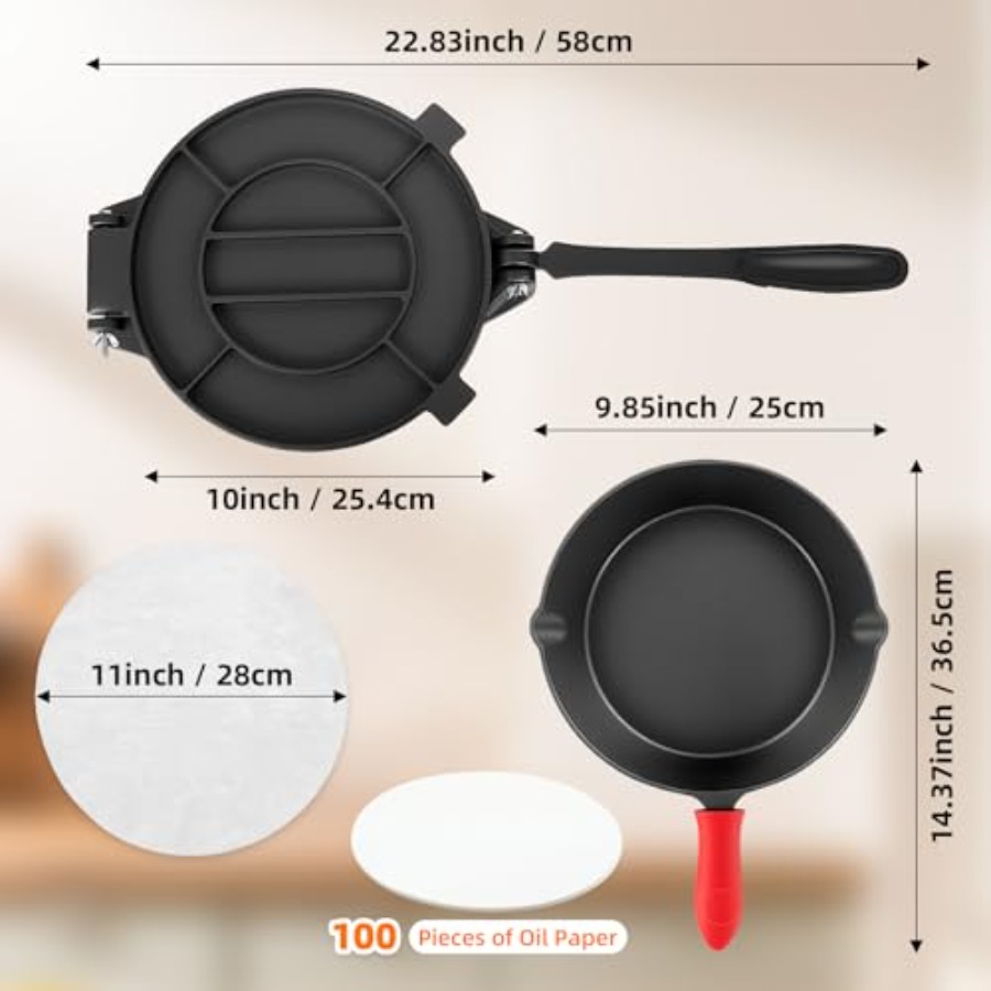 10 Inch Cast Iron Tortilla Pre – Tortilla Press Cast recenzja i cena