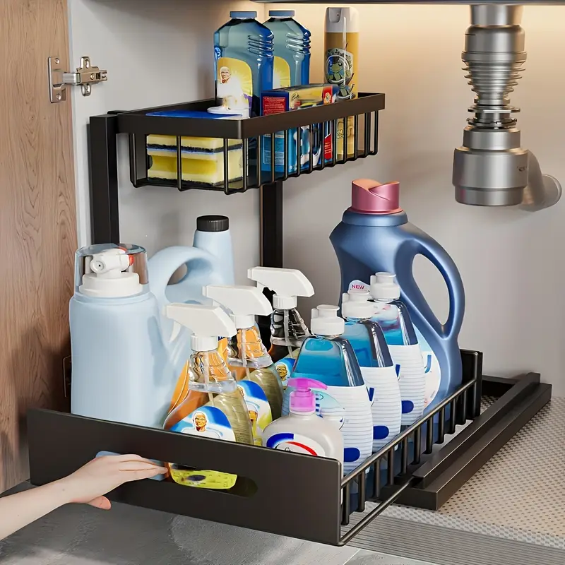 Under Sink Organizer, Pull Out – Kitchen Appliances Storage recenzja i cena