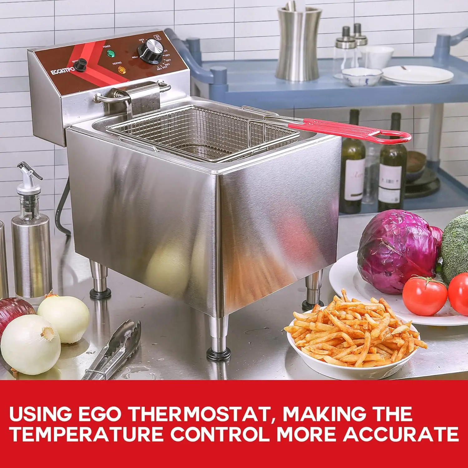 Deep Fryer with Basket Commerc – Deep Fryer Stainless recenzja i cena