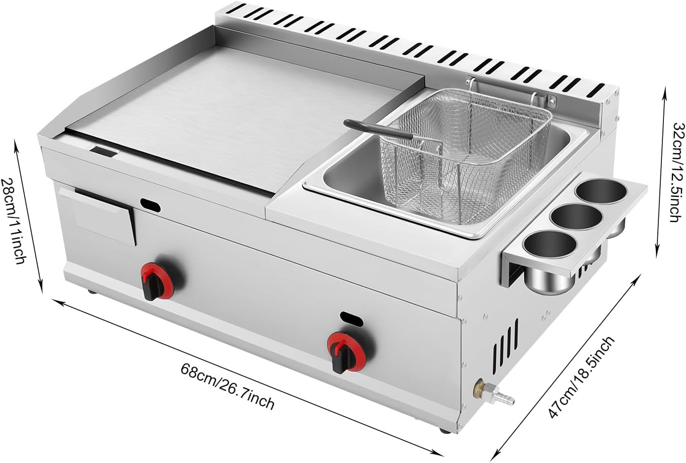 Deep-Frying Machine, 6L/1.59Ga – Deep Fryer Stainless recenzja i cena